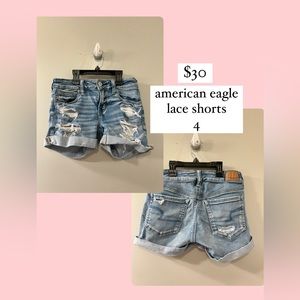 American Eagle lace shorts